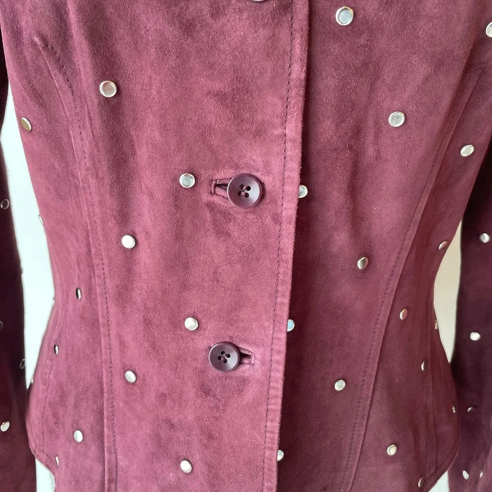 NWT Cache Rasin-Colored Suede Jacket - Picture 2 of 12